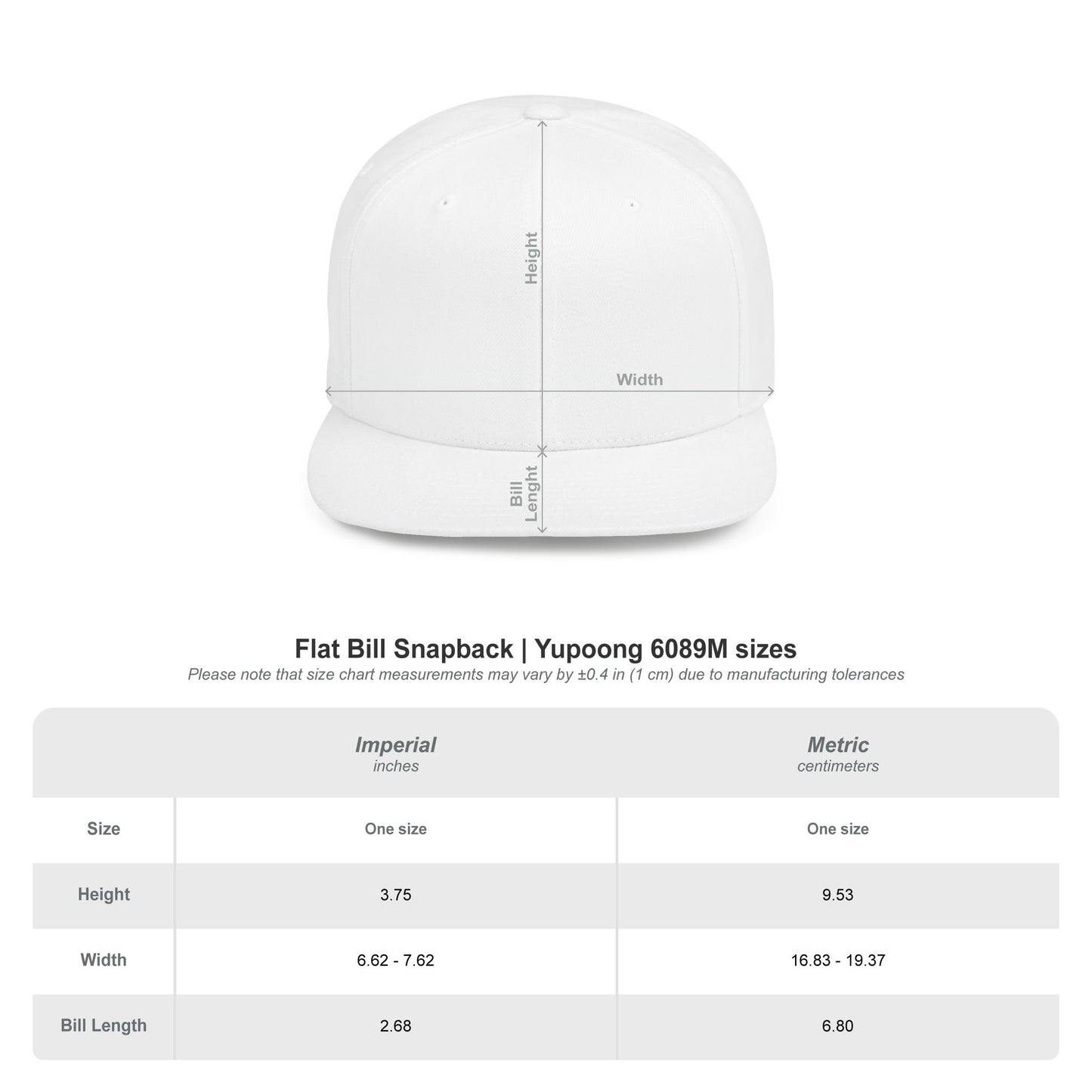 Paddle Board Flat Bill Snapback Hat for Explorers