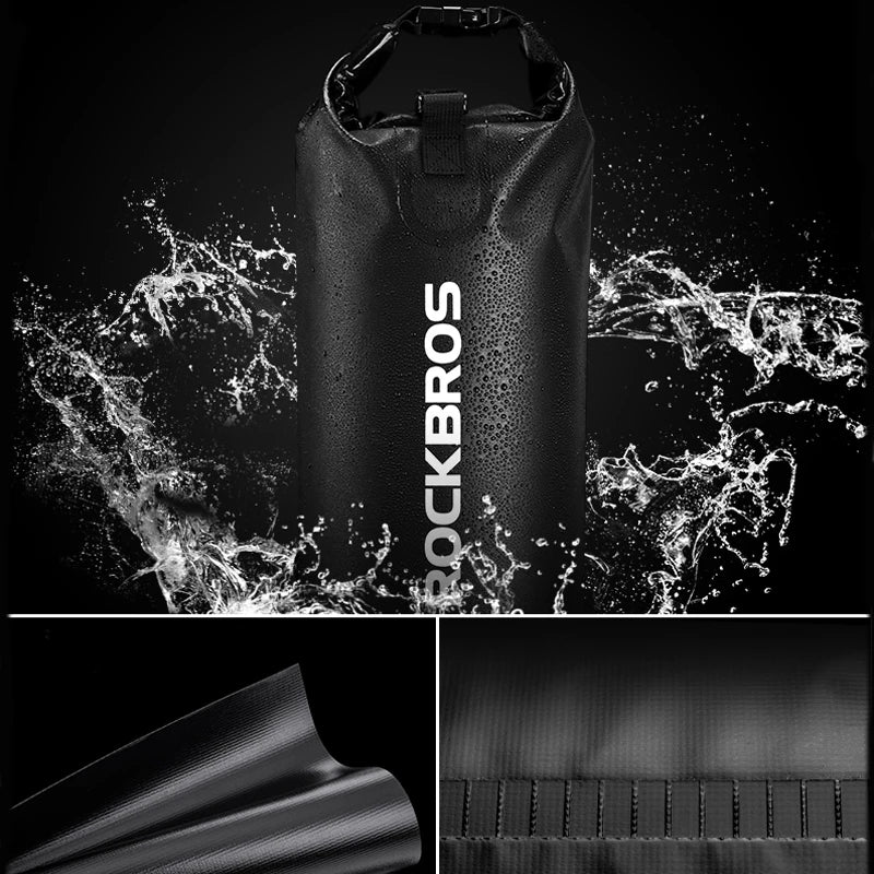 Waterproof Dry Bag ROCKBROS 2L 5L for Kayaking & Swim