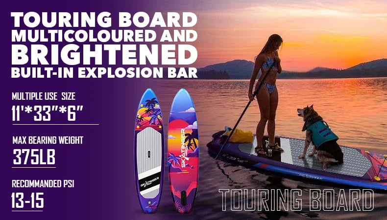 Skatinger Sunset Paddle Board for Calm Waters