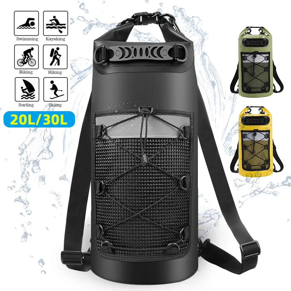 Waterproof Dry Bag 20L 30L Backpack for Kayaking & Surf