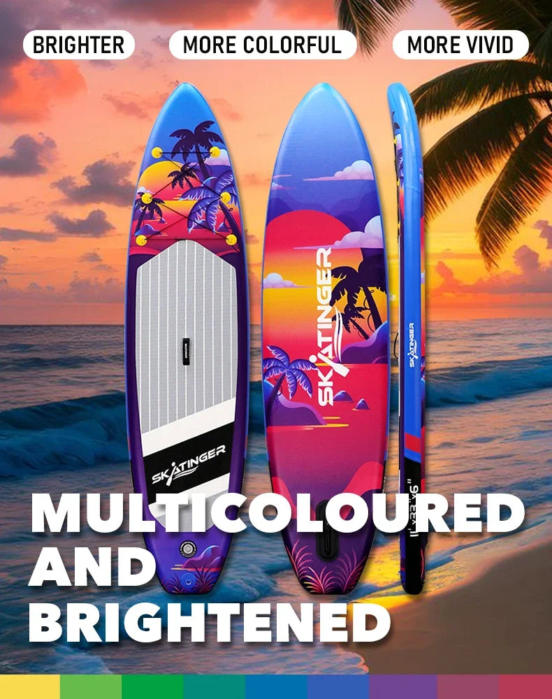 Skatinger Sunset Paddle Board for Calm Waters