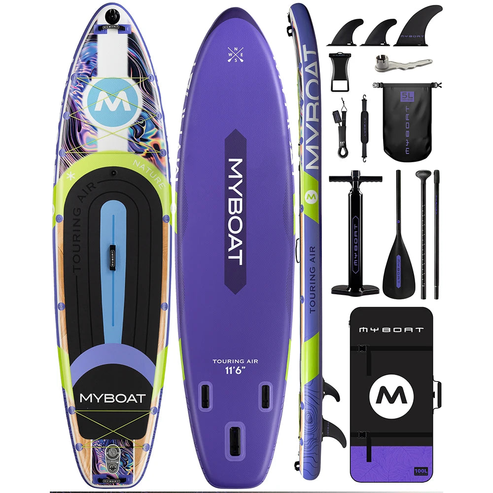 MYBOAT Orange Paddle Board for Fishing & Yoga