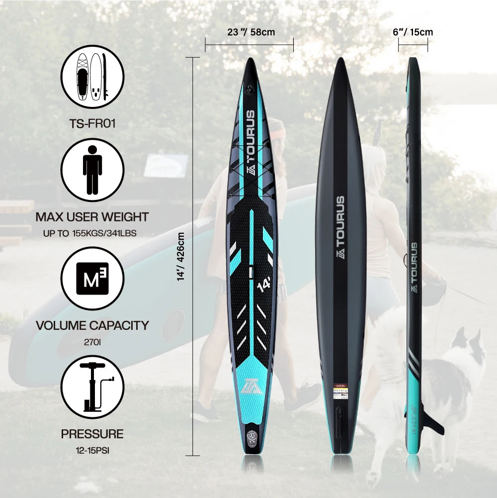 TOURUS TS-RA1 Paddle Board for Racing Speed