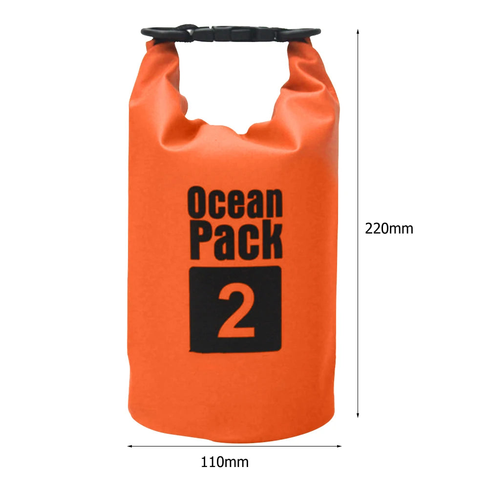 Waterproof Dry Bag 2L–15L for Kayaking, Beach & Trekking