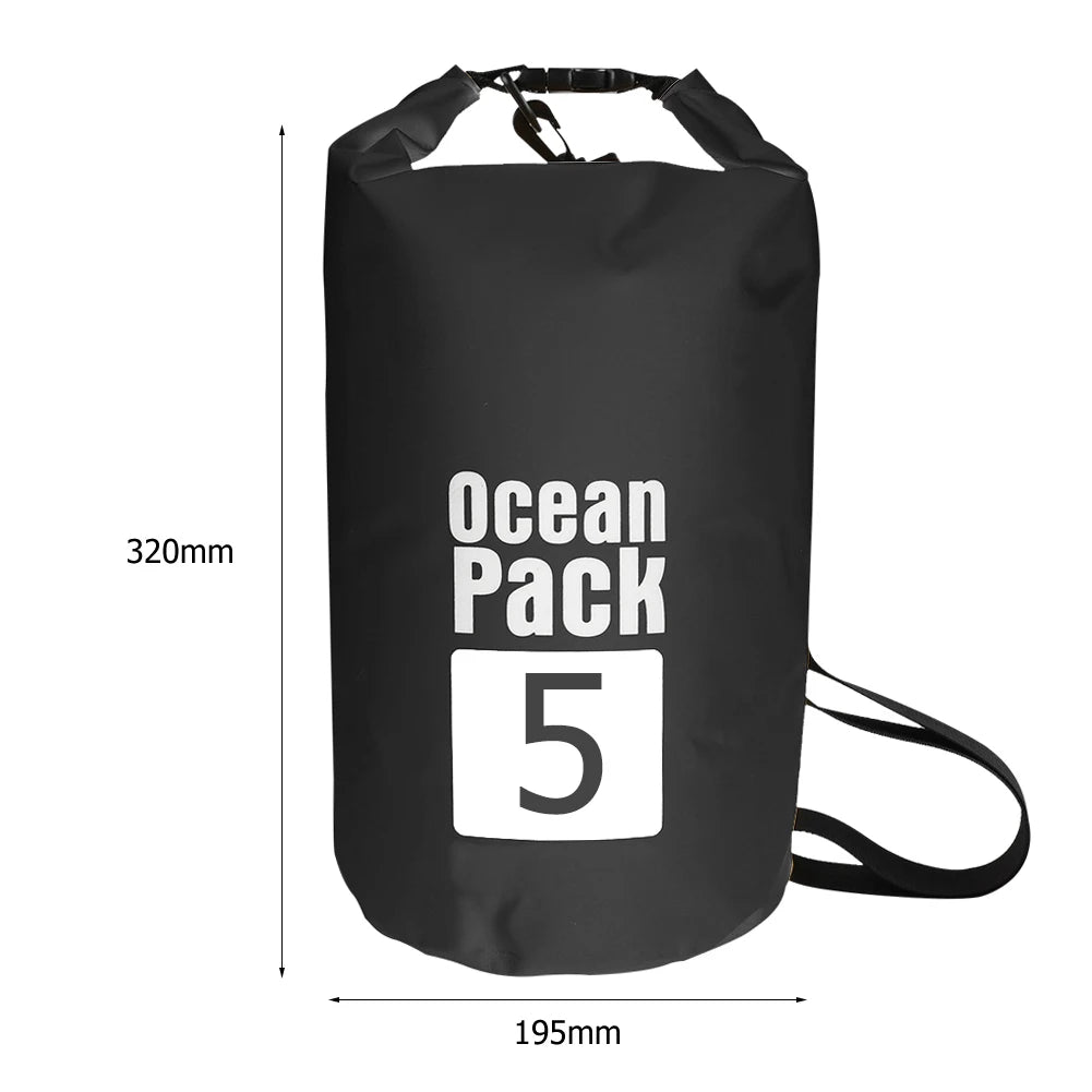 Waterproof Dry Bag 2L–15L for Kayaking, Beach & Trekking