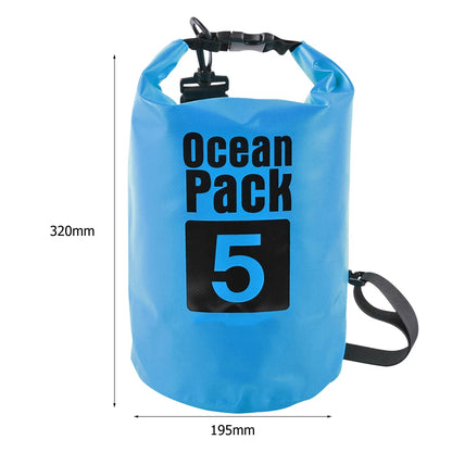 Waterproof Dry Bag 2L–15L for Kayaking, Beach & Trekking