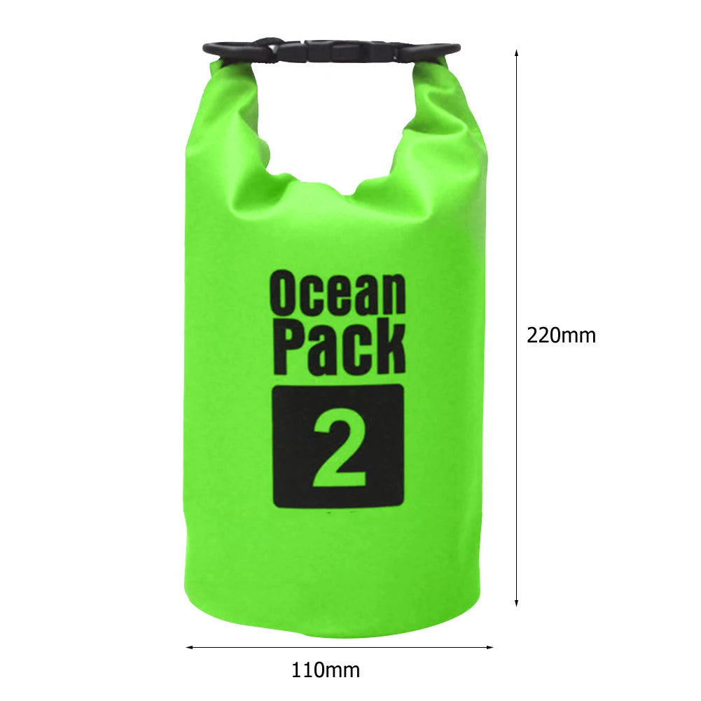Waterproof Dry Bag 2L–15L for Kayaking, Beach & Trekking