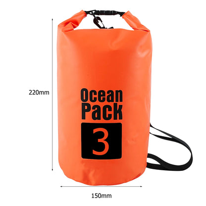 Waterproof Dry Bag 2L–15L for Kayaking, Beach & Trekking