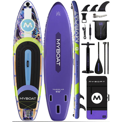 MYBOAT Orange Paddle Board for Fishing & Yoga