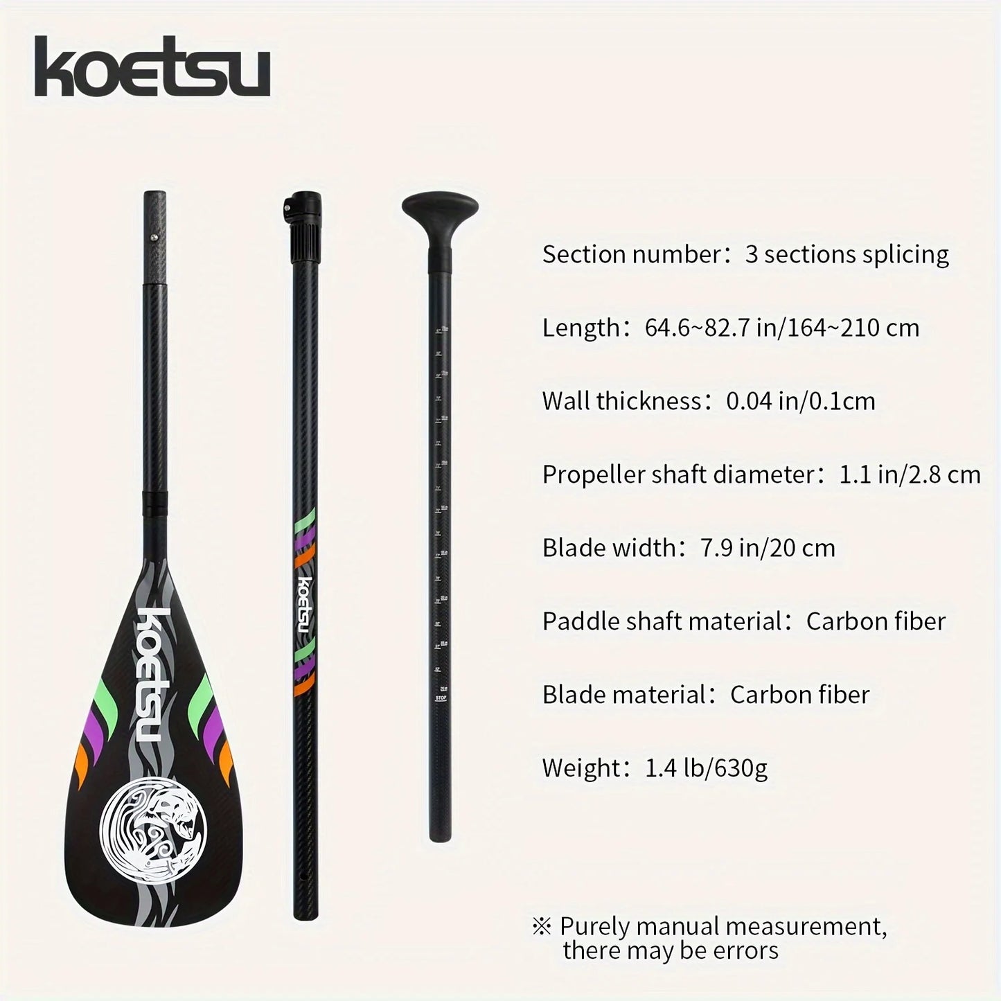 KOETSU RX Blade Radian Carbon Paddle