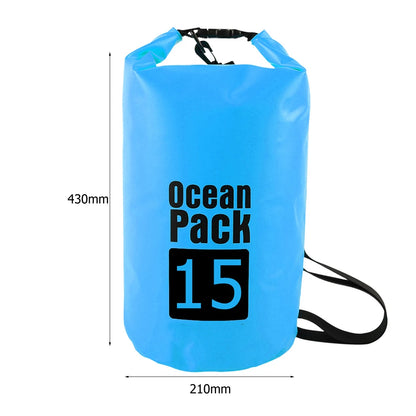 Waterproof Dry Bag 2L–15L for Kayaking, Beach & Trekking