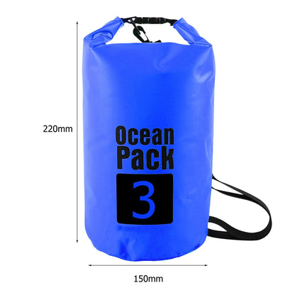 Waterproof Dry Bag 2L–15L for Kayaking, Beach & Trekking